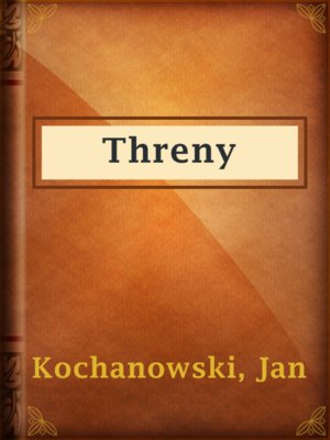 cover image of Threny
